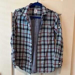 GAP Kids Multicolor Plaid Shirt